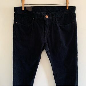 Giorgio Armani Black Corduroy Pants